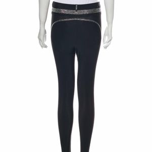 Adam Selman Sport Crystal Racer Leggings